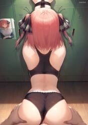 1boy 1girls 2d 2d_animation 30fps animated anus arched_back ass back back_view backboob bare_shoulders bent_over black_clothing bondage bound bound_wrists butterfly_hair_ornament climax clothing clothing_aside cum cum_in_pussy cum_inside cum_on_back cum_outside dark-skinned_male dark_skin dubious_consent ejaculation fanbox_reward female female/male female_focus fucked_from_behind go-toubun_no_hanayome grabbing_thighs gym_clothes hair_ornament handprint handprint_on_ass heavenly_ass heavy_breathing indoors kimoshi light-skinned_female light_skin live2d locker locker_room long_video longer_than_3_minutes male male/female male_pov median_furrow moan moaning mp4 nakano_nino nude nude_male orgasm paid_reward photo photo_(object) pov red_hair rope rope_bondage sex sex_from_behind short_hair slender_waist slim_waist sound sound_effects standing standing_sex straight sweat sweatdrop tagme taken_from_behind thigh_grab thrusting thrusting_into_pussy twitching twitching_penis two_side_up uncensored unseen_female_face unseen_male_face vagina vaginal_penetration vaginal_sex vertical_video video wrists_tied