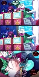 1femboy 2025 2boys 2d 2d_(artwork) alternate_ass_size alternate_body_type anal anal_sex anal_sex anthro ass ass big_ass big_butt blackwhiplash bodily_fluids bovid bovine bwl deltarune deltarune_chapter_3 dialogue edit edited english english_dialogue english_text femboy femboy_penetrated fur furry gay gay_sex glasses goat goat_ears grabbing_ears hi_res high_resolution highres human human_on_anthro human_penetrating human_penetrating_anthro imminent_sex implied_sex kris_(deltarune) male male_penetrating_femboy male_penetrating_male onomatopoeia penetration penile_penetration penis plap plapping ralsei ralsei_with_white_fur scarf susie_(deltarune) tenna tenna_(deltarune) text undertale undertale_(series) white_body white_fur yaoi