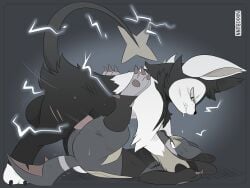 2025 4:3 amon_yvonne_(unearthedchuain) anvil_position artist_name balls duo felid feline female feral from_front_position fur generation_3_pokemon generation_4_pokemon genitals hate_sex hi_res hybrid legs_up luxio male male/female mammal nikkibunn nintendo penetration penis pokemon pokemon_(species) riolu seviper sex text vaginal_penetration vaginal_penetration white_body white_fur zangoose