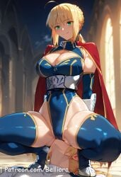ai_generated anal anal_beads anal_object_insertion artoria_pendragon bangs belliora blonde_hair blush breasts butt_plug clitoris eyebrows_visible_through_hair female female female_sitting_on_male_face green_eyes hair_between_eyes heart heart-shaped_pupils jacket large_breasts long_hair looking_at_viewer lying medium_breasts navel object_insertion open_clothes open_eyes pillow pussy shiny shiny_skin smile solo spread_legs symbol-shaped_pupils tagme thighs vaginal_object_insertion vaginal_penetration
