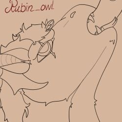 1:1 animated digital_media_(artwork) egg egg_insertion felkin feral fur hair herm hi_res horn intersex invalid_tag mouth open_mouth oviposition ovipositor penetration rubin_owl sex short_playtime solo teeth tentacle tentacle_ovipositor tentacle_sex tongue tongue_out