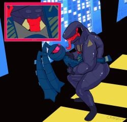 2023 2d_animation abs animated anthro anthro_pov balls beltz_(jumpbreak96) black_body black_skin blush blush_lines bodily_fluids carry_position chomperz_(jumpbreak96) crisiscum digital_media_(artwork) duo erection eyelashes eyeless female female_anthro female_pov first_person_view floppy_ears from_front_position genital_fluids genitals glistening glistening_arms glistening_back glistening_legs glistening_thighs glistening_tongue hi_res humanoid humanoid_vulva inside interspecies lagomorph leporid long_tongue looking_at_another looking_up looking_up_at_another loop male male/female male_humanoid mammal muscular muscular_humanoid muscular_male penetration penile penile_penetration penis penis_in_vagina pink_eyes pupils rabbit receiving_pov red_balls red_hands red_penis red_sclera red_teeth red_tongue short_playtime size_difference smaller_anthro smaller_female smaller_penetrated symbol_on_shoulder teeth tongue tongue_out vaginal_fluids vaginal_fluids_on_penis vaginal_penetration vaginal_penetration warning_symbol