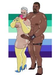 ass bara black_choker black_glove black_heels blue_heels blue_nails bottom_dad breasts busty_boy cellphone dark_skin fag_daddy faggot_daddy femdaddy fingerless_gloves gabriel_reyes gay hankerchief heels high_heels huge_ass huge_breasts huge_butt huge_cock huge_nipples huge_thighs jack_morrison kittyx3meow male male_only male_with_breasts penis pink_phone reaper red_hankerchief soldier_76 yaoi yellow_gloves yellow_thighhighs