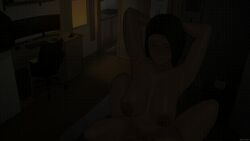 animated big_breasts big_breasts cowgirl_position friends_mother milf mounting netorare ntr ntrman sex_in_bed sex_in_bedroom soomin tenants_of_the_dead younger_female