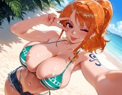nami (one piece) from one piece by balecxi