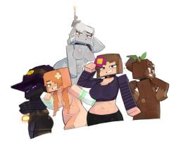 allie (slipperyt) from minecraft by orlycuster