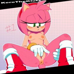 amy rose from sega by kerotheklutz