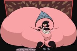 1girls 2025 alpha_channel anthro anthro_female arms_crossed ass ass_bigger_than_body ass_bigger_than_head ass_bigger_than_torso ass_expansion ass_focus ass_growth big_ass big_belly big_breasts black_hair black_hair_female bottom_heavy breasts burgerkurger candi_(burgerkurger) chubby chubby_anthro chubby_female clothed clothed_anthro clothed_female clothing_damage comic cursed cursed_item dialogue dialogue_bubble expansion expansion_sequence fat_ass female furry furry_female furry_only ghosts gigantic_ass hi_res huge_ass hyper_ass jeans looking_off_screen meat_wall_(body_type) nintendo_64_cartridge oblivious oblivious_to_expansion original pink_body png raccoon raccoon_girl raccoon_humanoid raccoon_tail ripping_clothing ripping_pants sharp_teeth sitting sitting_on_floor solo solo_anthro solo_female text thick_thighs thigh_expansion two_tone_body wardrobe_malfunction wide_hips yellow_sclera
