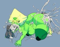 ambiguous_penetration cum cum_inside excessive_cum huge_ass jaybotmechaniac mrjaysin peridot_(steven_universe) steven_universe tagme thick_thighs veiny_penis