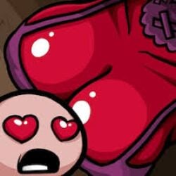 big_breasts female female_only heart_eyes isaac_(the_binding_of_isaac) the_binding_of_isaac