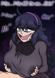 english_text hex_maniac paizuri paizuri_under_clothes pokemon pokemon_xy tagme text the_jimster titfuck titjob