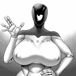 1girls big_breasts breasts busty curvy double_deck faceless faceless_female gynoid huge_breasts humanoid large_breasts legs light-skinned_female light_skin no_eyes no_face no_mouth robot robot_girl sexbot tesla tesla_bot thick thighs visor voluptuous