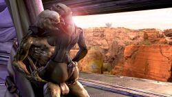 1boy 1boy1girl 1girls 3d alien alien_girl ass body_hair breasts buttjob female female_sangheili halo_(series) male pompilus_sfm_twitter(artist) riding sangheili