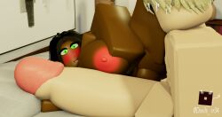 3d dark-skinned_female devils_rr34 huge_ass huge_breasts huge_cock hyper_penis roblox robloxian self_upload smooth_skin tagme