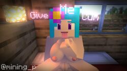 1girls 3d bed bedroom blue_hair breasts erect_nipples female female_only horny_female human humanoid inviting_to_sex looking_at_another looking_at_viewer marie_(mining_p) mine-imator minecraft mining_p nude_female open_mouth outside purple_eyes pussy sitting_on_bed solo solo_female spread_legs tagme tongue_out