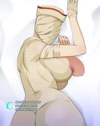 1girls 2d 2d_(artwork) big_breasts bodypillow breasts bubble_head_nurse dakimakura fyp game mitgard-knight monster_girl nurse_(silent_hill) oppai sexy_nurse silent_hill smooth_skin terrorbird