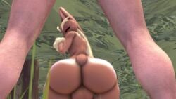 2boys 3d animated anthro ass ass_clapping ass_focus ass_shake atomicgato balls big_butt big_penis black_sclera bottom_heavy bouncing_ass bouncing_balls brown_body brown_fur bubble_butt clapping_cheeks duo ears_back fat_ass femboy fur furry game_freak gay girly hips huge_ass human lagomorph leporid long_ears looking_back lopunny male male/male male_lopunny male_only mammal mp4 nintendo nude nude_male outdoors penis pokémon_(species) pokemon pokemon_(species) pokephilia rabbit rabbit_ears rabbit_tail red_eyes self_upload shaking_butt short_playtime sound source_filmmaker tail thick_thighs thighs tree twerking video wide_hips yaoi