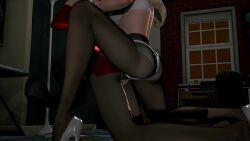 2girls 3d animated anna_williams big_breasts blonde_female blonde_hair bondage breasts brown_hair clothing cum cum_on_body dominant_female domination emilie_de_rochefort fat_ass female female_only femdom from_behind from_behind_position high_heels legwear lezdom long_hair longer_than_30_seconds moaning mp4 open_mouth panties pantyhose penetration pussy pussy_juice rape raped sex sex_toy sound strap-on strapon submissive_female tekken torn_clothes upper_body vaginal_penetration video yuri