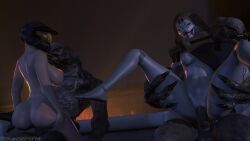 2boys 2girls 3d alien ass big_ass breasts bungie destiny_(game) elsie_bray exo exo_stranger female female_spartan_(halo) halo_(series) larger_male male penis riding sangheili sex spartan_(halo) strangersfm