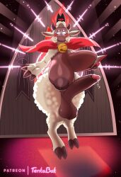 1futa 2022 anthro balls big_balls big_breasts big_penis blush bovid breasts caprine cult_of_the_lamb digital_media_(artwork) erection eyelashes fur futanari genitals glistening glistening_eyes gynomorph hi_res hooves horn huge_balls huge_breasts huge_cock huge_hips huge_thighs humanoid_genitalia humanoid_penis intersex lamb_(cult_of_the_lamb) licking licking_lips mammal nipples nude penis red_crown_(cult_of_the_lamb) sheep solo tentabat thick_thighs tongue tongue_out white_eyes wool_(fur)