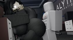 3d big_ass big_breasts echorr34 furry huge_ass huge_breasts leaning_on_object office roblox robloxian scp-1471 scp_foundation source_request tagme