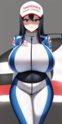 1girls ai_generated big_breasts female female_only huge_breasts looking_at_viewer looking_worried nai_diffusion original original_character solo stable_diffusion wide_hips