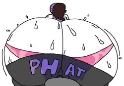 1girls ass_cleavage ass_expansion bike brown_hair butt_crack butt_crush facesitting huge_ass hyper hyper_ass jaiden jaiden_animations jaidenanimations massive_ass sweat sweating torbincrow1987 workout yoga_pants youtuber