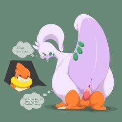 absurd_res anthro buizel duo female feral generation_4_pokemon generation_6_pokemon goodra hi_res interspecies knowdwagon male male/female nintendo pokémon_(species) pokemon pokemon_(species) pokephilia video_games