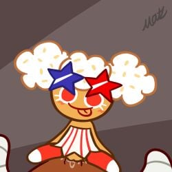 animated cookie_run cowgirl_position cum_in_pussy cum_inside gif matz_(artist matz_(artist) popcorn_cookie red_pepper_cookie