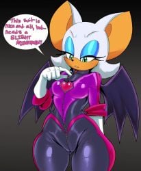 animated annoyed_expression anthro areolae bat bat_wings big_breasts bodysuit bursting_breasts deep_voice english_dialogue english_text exposed_breasts eyelashes eyeshadow female flirtyfawn696 furry happy huge_breasts jumpsuit mp4 music netflix no_bra no_panties relief revealing_breasts rouge_the_bat rouge_the_bat_(prime) sega slideshow sloshing_breasts sonic_(series) sonic_prime sound text thecon thick_thighs unzipped unzipped_bodysuit video voice_acted wide_hips zipper