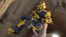 1boy 1boy1girl 1girls 3d animated armor female female_spartan_(halo) halo_(series) held_up helmet male niki3d penis pussy sex sound spartan_(halo) video