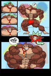 abs biceps bodybuilder bulge diddy_kong donkey_kong flaccid furry guzreuef hyper hyper_balls hyper_genitalia hyper_muscles hyper_penis hyper_testicles male male_focus male_only muscle muscle_growth muscles muscular muscular_arms muscular_ass muscular_back muscular_legs muscular_male muscular_thighs nipples pecs veins veiny_penis