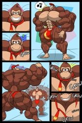 abs biceps bodybuilder bulge diddy_kong donkey_kong flaccid furry guzreuef hyper hyper_balls hyper_genitalia hyper_muscles hyper_penis hyper_testicles male male_focus male_only muscle muscle_growth muscles muscular muscular_arms muscular_ass muscular_back muscular_legs muscular_male muscular_thighs nipples pecs veins veiny_penis