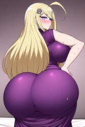 ai_generated akamatsu_kaede ass_in_dress curvy curvy_figure danganronpa dress huge_ass huge_breasts large_ass large_breasts nai_diffusion new_danganronpa_v3 stable_diffusion tagme