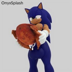 ._. 3d balls big_balls big_penis cum cum_in_food cum_inside food food_fetish food_play horror male male_only onyxsplash penis penis_in_food solo solo_male sonic_(series) sonic_the_hedgehog thanksgiving turkey what