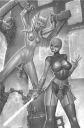 2girls ahsoka_tano alien alien_girl alien_humanoid arm_up arms_up armwear artist_request asajj_ventress background bald big_breasts black_and_white bondage bound_legs bound_wrists breasts captured captured_heroine cleavage cleavage_cutout clone_wars clothed clothed_female clothing completely_nude dildo domination dress dubious_consent duo facial_markings female female_only femdom femsub fingers fist front_view fully_clothed garter_straps genitals grin happy heroine holding_object holding_sword holding_weapon horn humanoid improvised_dildo improvised_sex_toy insertion laser levitation lezdom lightsaber lightsaber_hilt loincloth machine magic magic_user markings masturbating_with_weapon medium_breasts melee_weapon monochrome multiple_girls nude nude_female nudity object_insertion open_mouth parted_lips pussy restrained science_fiction shaved_pussy shocked short_dress short_sleeves smile spread_arms spread_legs standing star_wars stationary_restraints steel_bondage stockings submissive sword sword_in_vagina tagme teeth tentacle tentacle_hair the_force thighhighs thighs thin_waist tight_clothing togruta vaginal vaginal_insertion villainess weapon wraps yuri