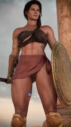 kassandra (assassin's creed) from assassin's creed (series) by cga3d