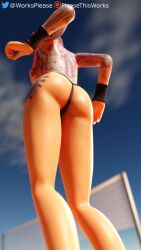 1girls 3d animated areolae ass beach beach_jules beach_towel bikini bikini_bottom bikini_top_removed blender bottomwear bouncing_ass bouncing_breasts braid braided_hair braided_ponytail breasts close-up dancing ear_piercing earrings female female_focus female_only fortnite freckles freckles_on_face front_view goggles goggles_on_head green_eyes half-dressed half_naked jiggle jiggling jiggling_ass jiggling_breasts jules_(fortnite) light-skinned_female light_skin looking_at_viewer medium_breasts multicolored_hair music nipples nose_piercing outdoors outside piercing pleasethisworks ponytail sand sandals side_view smile smiling solo solo_female solo_focus sound sound_effects standing tagme tattoo tattoos thong thong_bikini thong_panties topless twerking two_tone_hair video viewed_from_below watermark