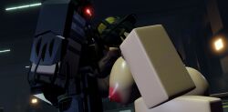 3d blowjob blush closed_eyes firefighter holding_object infected juggernaut_(those_who_remain) moosty naked precum roblox roblox_game robloxian self_upload source_request tagme those_who_remain zombie