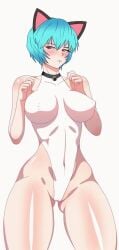 1girls animated big_breasts bouncing_breasts cameltoe dancing dayby female female_only gainax meme music neon_genesis_evangelion rei_ayanami sad_cat_dance sound tight_clothing video zero_suit