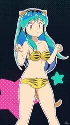 1girls animated bouncing_breasts dancing female female_only leemun light-skinned_female lum music sad_cat_dance small_breasts sound underwear urusei_yatsura video