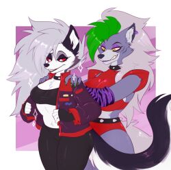loona (helluva boss) from five nights at freddy's by zoecinno