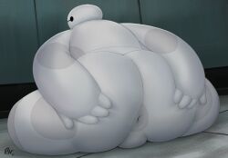 2022 4_fingers anus ass backsack balls baymax big_ass big_butt big_hero_6 brouva disney fingers genitals looking_back machine male male_only marvel not_furry nude presenting presenting_anus rear_view robot sitting solo spread_butt spreading white_body white_skin