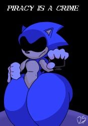 1boy annoyed_expression anonymous_artist anthro big_ass big_butt blue_fur femboy furry hedgehog male_only non-human piracy piracy_sonic piracy_sonic_(друг) sonic.exe sonic.exe_(series) sonic_(series) sonic_the_hedgehog sonic_the_hedgehog_(series) thick thick_ass thick_legs thick_thighs