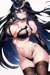 1girls ai_generated big_breasts curvaceous curvy_female curvy_figure female female_only long_hair multi-strapped_panties nai_diffusion original solo stable_diffusion voluptuous voluptuous_female