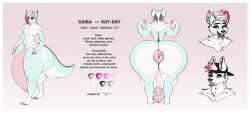 anal_piercing anthro balls big_ass big_balls big_butt big_penis bisexual_male character_sheet femboy feminine_male furry huge_ass huge_balls huge_butt huge_cock hung_trap hyper_cock_femboy kay-kay_(kaibawolf) male mias-mao_(artist) naked original original_character penis pierced_genitals piercings teapot_(body_type) wide_hips