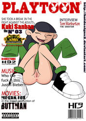 anus codename:_kids_next_door hotdesigns2 kuki_sanban numbuh_3 open_legs presenting_pussy pussy shaved_pussy straight_hair sweater tagme