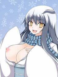 clothing large_breasts nurarihyon_no_mago tagme yuki_onna