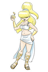 1girls apple_of_discord cartoon_network cosplay eris_(billy_and_mandy) golden_apple julie_winters the_grim_adventures_of_billy_and_mandy the_maxx