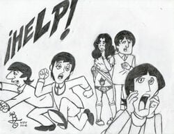 1futa 2010 4boys calling_for_help dress_lift erect_nipples_under_clothes futa_with_male futanari george_harrison intersex john_lennon panties_down paul_mccartney presenting_penis ringo_starr rlg running_away scared sketch the_beatles the_beatles_cartoon yoko_ono